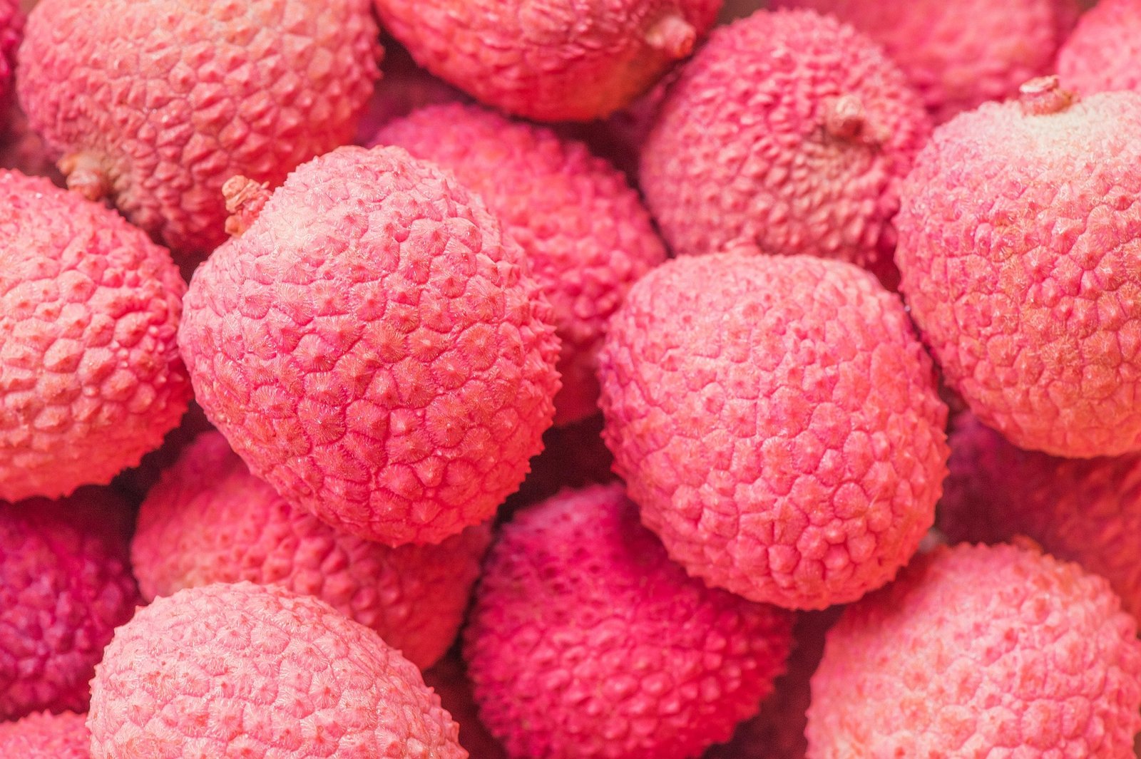 lichia-beneficios-e-composicao lichias inteiras e abertas, arilo branco translúcido, rica em vitamina C - ideal para saladas, bebidas e sobremesas